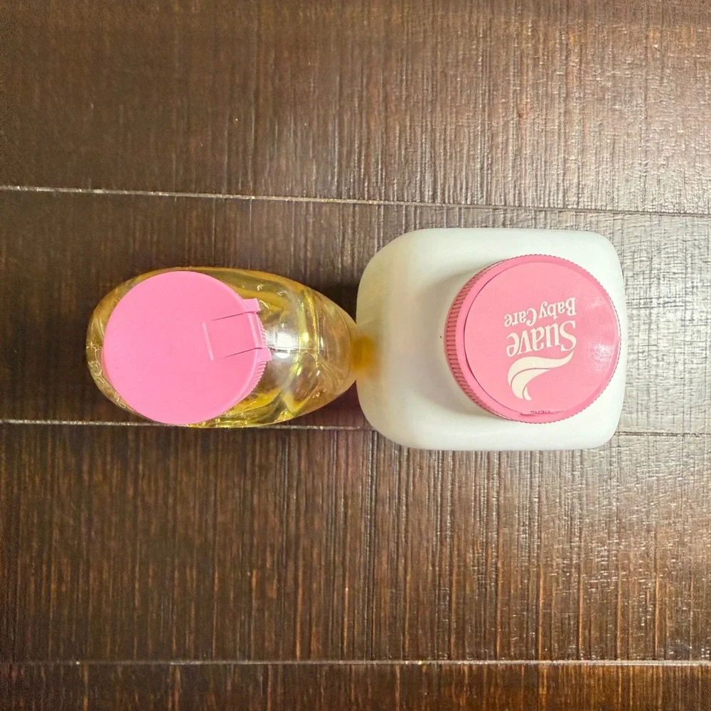 Vintage Suave Baby Care Shampoo and Powder Set 15oz 1990s Helene Curtis Props